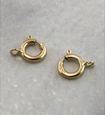 911-01 = Standard Spring Ring Clasp 4.5mm 14KY Gold