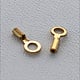 585F-70 = Gold Filled Crimp Tube with Ring.- 4.8mm ID Ring (Pkg of 10)