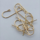 803F-07 = Gold Filled Earwire with Loop End 0.027'' Wire (Pkg of 10)
