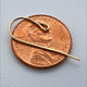 803F-07 = Gold Filled Earwire with Loop End 0.027'' Wire (Pkg of 10)