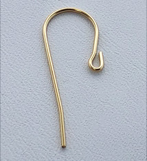 803F-07 = Gold Filled Earwire with Loop End 0.027'' Wire (Pkg of 10)