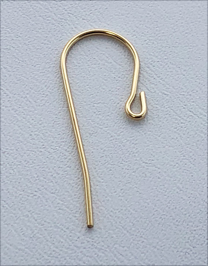 803F-07 = Gold Filled Earwire with Loop End 0.027'' Wire (Pkg of 10)