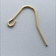 803F-08 = Gold Filled Earwire with Loop End 0.029'' Wire (Pkg of 10)