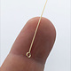 808F-05 = Eye Pin .020'' x 1.5'' (24ga/.5mm) Gold Filled (Pkg of 10)