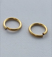 900F-6.0 = Jump Ring 6mm ID x .040'' Wire Gold Filled (Pkg of 10)