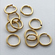 900F-6.0 = Jump Ring 6mm ID x .040'' Wire Gold Filled (Pkg of 10)