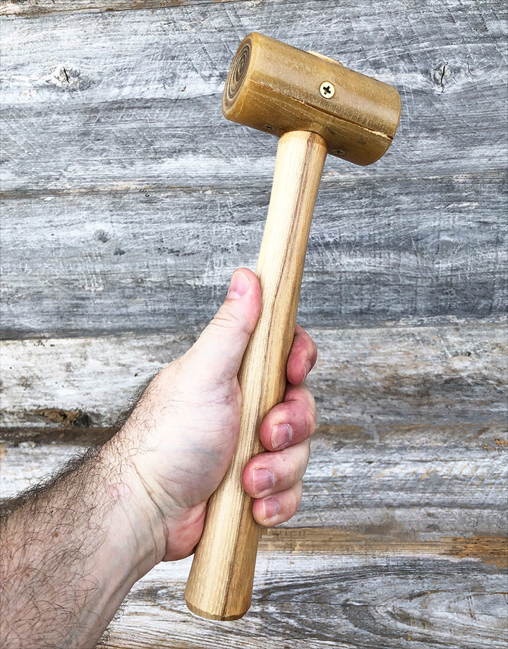 Rawhide Mallet Hammer 1-1/4, Quality Made Jewelry Hammer