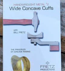 Fretz Designs VT3050 = DVD- Bill Fretz Handwrought Metal #1 ''Wide Convex Cuffs''