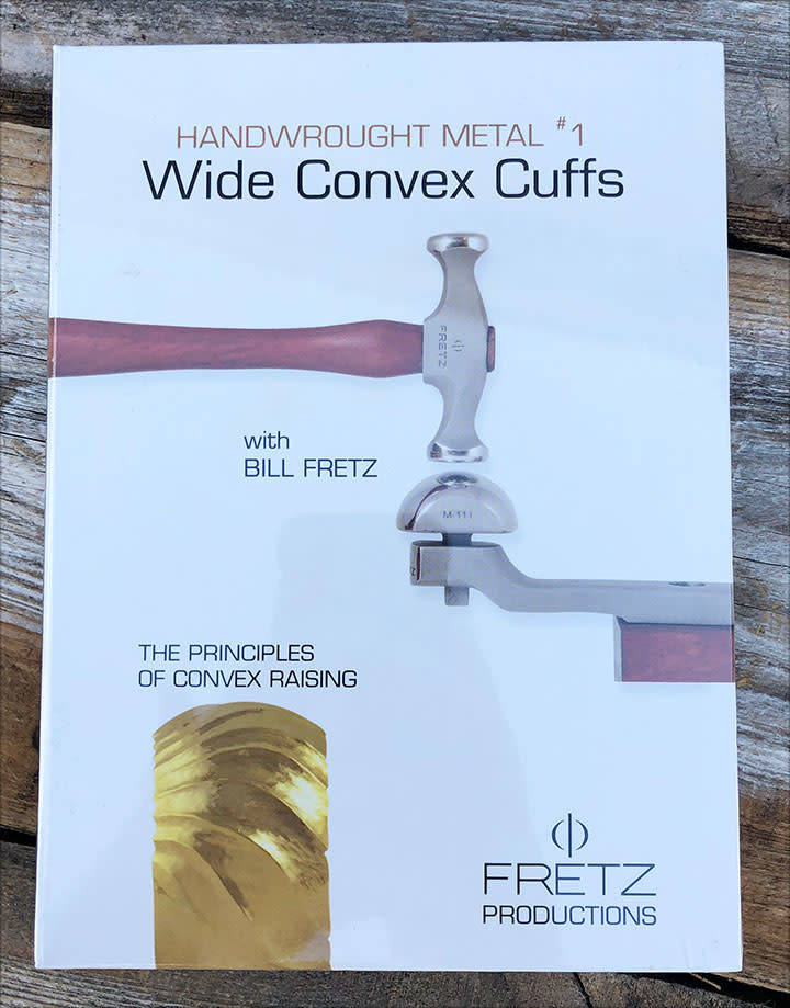 Fretz Designs VT3051 = DVD- Bill Fretz Handwrought Metal #2 ''Wide Concave Cuffs''