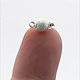 915S-61 = Satin Bead Clasp Sterling Silver 6mm (Each)