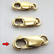 912F-05 = Lobster Clasp with Jump Ring 4.6 x 13.5mm Gold Filled (EACH)