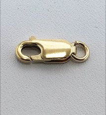 912F-04 = Lobster Clasp with Jump Ring 4.3 x 11.5mm Gold Filled (EACH)
