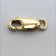 912F-04 = Lobster Clasp with Jump Ring 4.3 x 11.5mm Gold Filled (EACH)