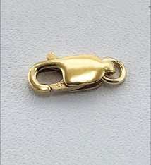 912F-03 = Lobster Clasp with Jump Ring 4 x 10mm Gold Filled (EACH)