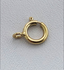 911F-04 = Gold Filled Spring Ring 6.mm Standard (Pkg of 10)
