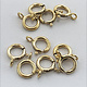 911F-04 = Gold Filled Spring Ring 6.mm Standard (Pkg of 10)