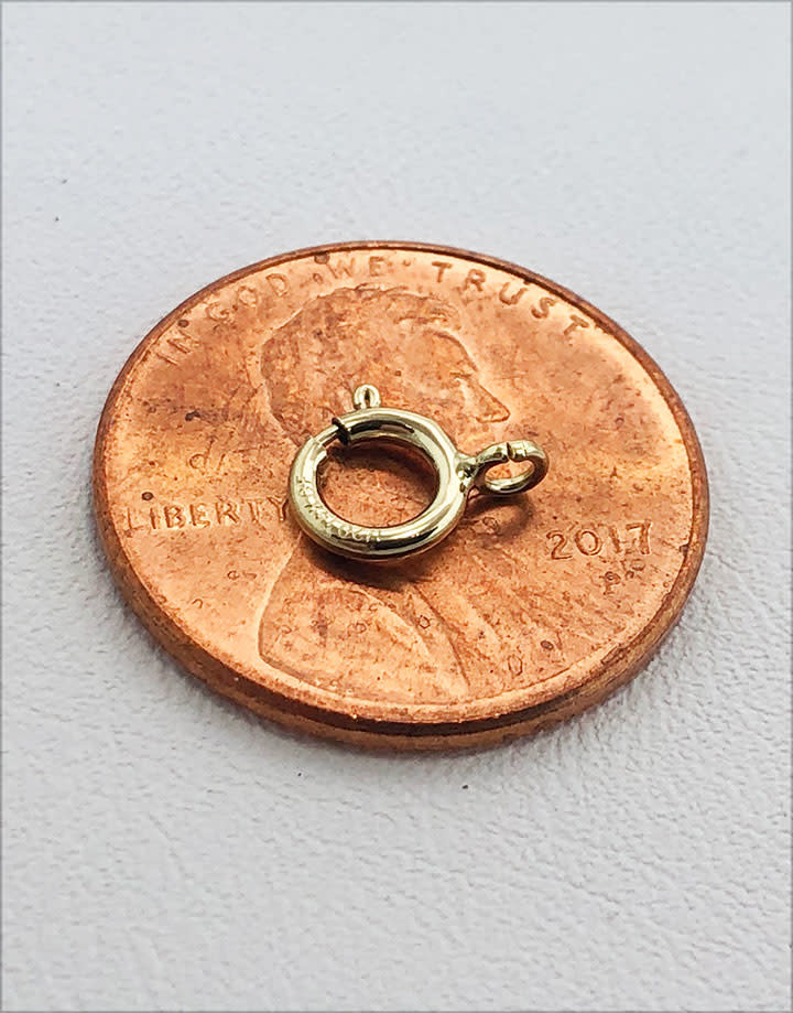 911F-03 = Gold Filled Spring Ring 5.5mm Standard (Pkg of 10)