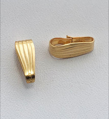 910F-14 = Gold Filled Clip On Bail - 3.1mm Opening (Each)