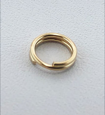 901F-03 = Split Ring 6.5mm Round Gold Filled (Pkg of 10)