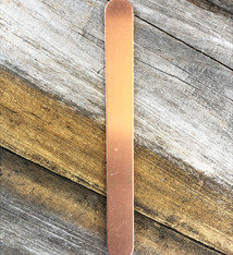 CS16R-6x5/8 = Bracelet Blank Copper 16ga, 6" x 5/8" (Pkg of 6)