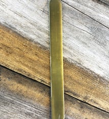 BS16R-6x5/8 = Bracelet Blank Brass 16ga, 6" x 5/8" (Pkg of 6)