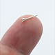 110S-2.0 = Sterling Silver Snap-in Earring 4 Prong 2mm Round (Pkg of 10)