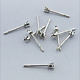 110S-2.0 = Sterling Silver Snap-in Earring 4 Prong 2mm Round (Pkg of 10)