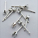 110S-3.0 = Sterling Silver Snap-in Earring 4 Prong 3mm Round (Pkg of 10)