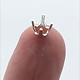 120S-6.0 = Sterling 4 Prong Round Head 6.0mm (Pkg of 2)