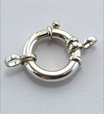 911S-39 = Sterling Silver Spring Ring Jumbo 16 x 3mm (Each)