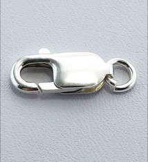 912S-06 = Lobster Clasp with Ring Sterling Silver 6.2x16mm (EACH)