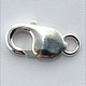 912S-08 = Lobster Clasp with Ring Sterling Silver 9.3x18mm (EACH)