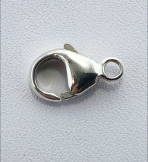 912S-43 = Trigger Clasp with Ring Sterling Silver 7 x 13mm (Each)