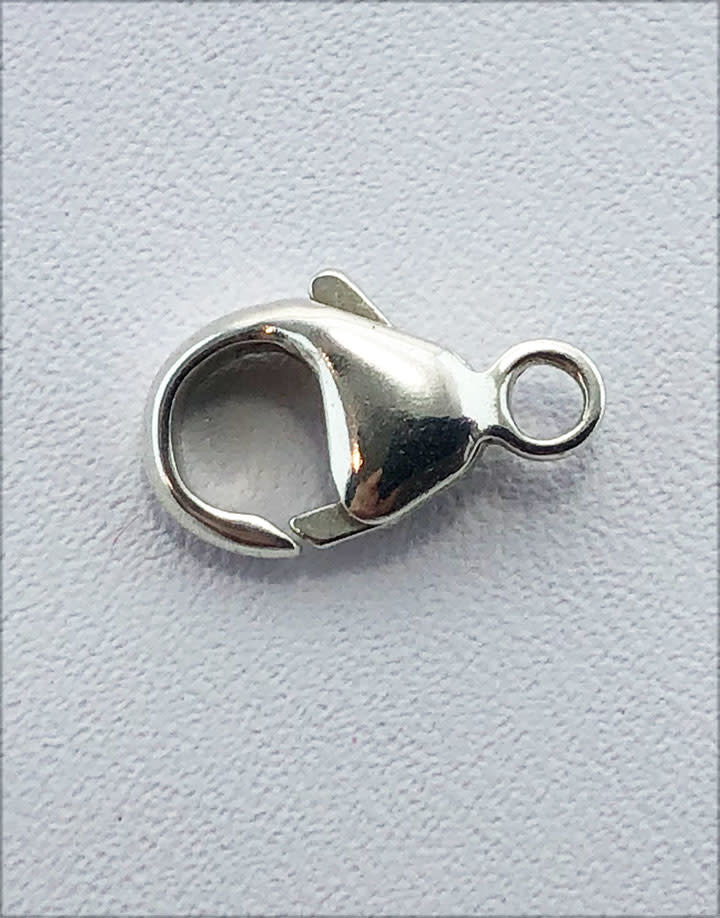 912S-43 = Trigger Clasp with Ring Sterling Silver 7 x 13mm (Each)