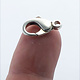 912S-44 = Trigger Clasp with Ring Sterling Silver 9 x 17mm (Each)