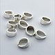 910S-21 = Sterling Silver Split Bail 6.1 x 2.9mm (Pkg of 10)