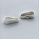 910S-16 = Sterling Silver Clip On Bail 2.8mm Opening 7.5mm Height (Pkg of 10)