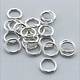 907S-4.5 = Closed Jump Ring Sterling Silver 4.5mm IDx.030'' (21ga) Wire (Pkg of 20)