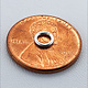 907S-3.25 = Closed Jump Ring Sterling Silver 3.3mm IDx.035'' (19ga) Wire (Pkg of 20)