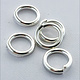 906S-10.0 = Jumplock Sterling Silver 10mm OD x 14ga (Pkg of 5)