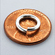 906S-10.0 = Jumplock Sterling Silver 10mm OD x 14ga (Pkg of 5)
