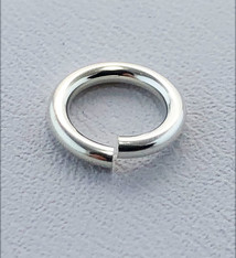 906S-8.0 = Jumplock Sterling Silver 8mm OD x 16ga  (Pkg of 5)