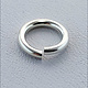 906S-8.0 = Jumplock Sterling Silver 8mm OD x 16ga  (Pkg of 5)