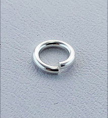 906S-6.0 = Jumplock Sterling Silver 6mm OD x 18ga (Pkg of 25)
