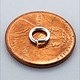 906S-6.0 = Jumplock Sterling Silver 6mm OD x 18ga (Pkg of 25)
