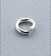 906S-4.0 = Jumplock Sterling Silver 4.0mm OD x 20ga  (Pkg of 50)
