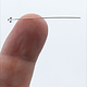 807S-25 = Head Pin Sterling Silver 1.5''x.020'' (24ga/.5mm) with 3-Ball End (Pkg of 10)
