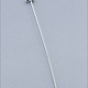 807S-25 = Head Pin Sterling Silver 1.5''x.020'' (24ga/.5mm) with 3-Ball End (Pkg of 10)