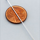 808S-18 = Sterling Silver Eye Pin 2'' x .030'' (20ga/.8mm) Wire (Pkg of 10)