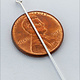 808S-17 = Sterling Silver Eye Pin 1.5'' x .030'' (20ga/.8mm) Wire (Pkg of 10)